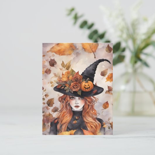 Willa Die Hexe Postkarte (Stehend Vorderseite)