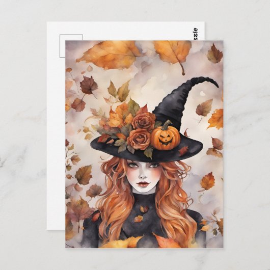 Willa Die Hexe Postkarte (Vorne/Hinten)