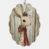 Willa the Rabbit | Woodland Whimsy Ornament Karte (Links)
