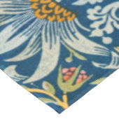 Willam Morris Erdbeerdieb, Vintage Vögel     Tischdecke (Schrägansicht)