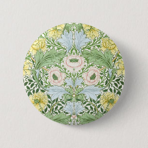 Willam Morris Myrtle Garden Floral Classic Button