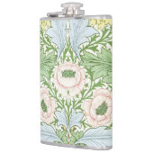 Willam Morris Myrtle Garden Floral Classic Flachmann (Links)