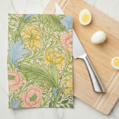 Willam Morris Myrtle Garden Floral Classic Geschirrtuch (Viertel Falte)