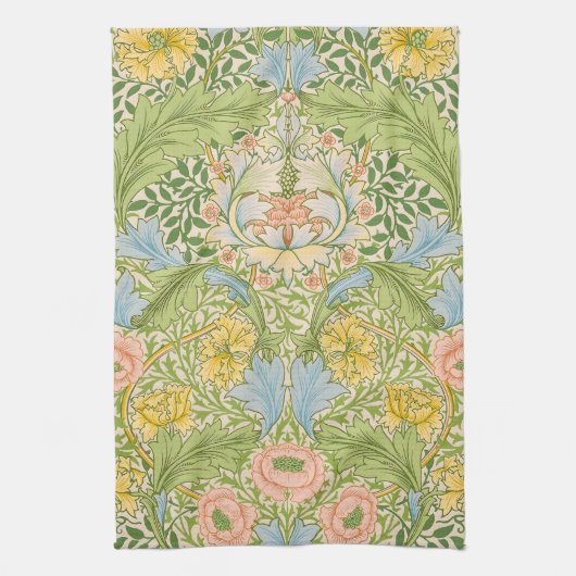 Willam Morris Myrtle Garden Floral Classic Geschirrtuch (Vertikal)