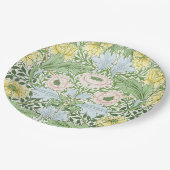 Willam Morris Myrtle Garden Floral Classic Pappteller (Schrägansicht)