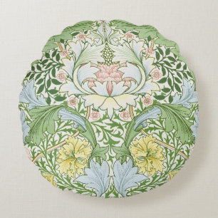 Willam Morris Myrtle Garden Floral Classic Rundes Kissen