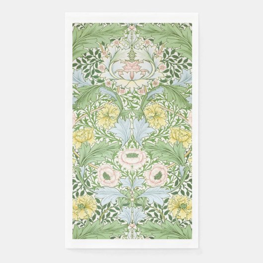 Willam Morris Myrtle Garden Floral Classic Serviette (Vorderseite)