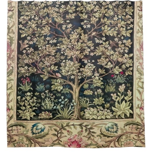 Willam Morris schöne Designs und Kreationen, Vint Duschvorhang (Vorderseite)