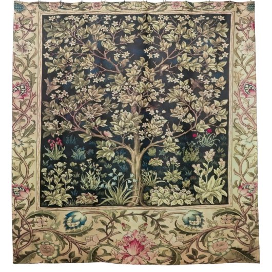 Willam Morris schöne Designs und Kreationen, Vint Duschvorhang (Vorderseite)