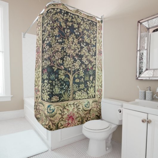 Willam Morris schöne Designs und Kreationen, Vint Duschvorhang (Beispiel)
