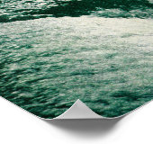 Willamette Falls in Portland Poster (Ecke)