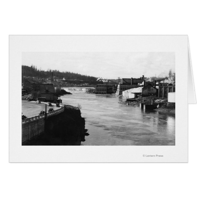 Willamette Falls und Paper Mills Oregon City (Vorderseite (Horizontal))