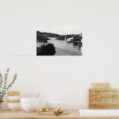 Willamette Falls und Paper Mills Oregon City Poster (Küche)