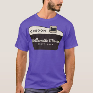 Willamette Mission Staat Park Oregon Willkommensze T-Shirt