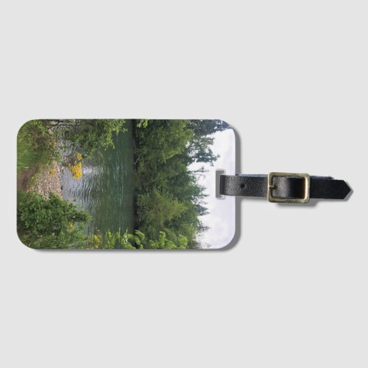 Willamette River, Elijah Bristow Staat Park, OR Gepäckanhänger (Vorderseite (Horizontal))