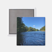 Willamette River, Elijah Bristow Staat Park, OR Magnet (Vorderseite/Rückseite)