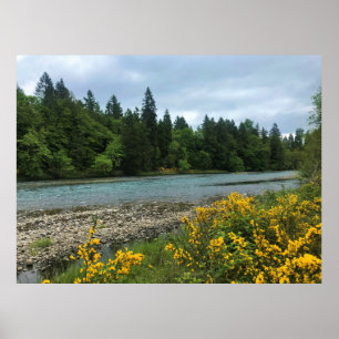 Willamette River, Elijah Bristow Staat Park, OR Poster