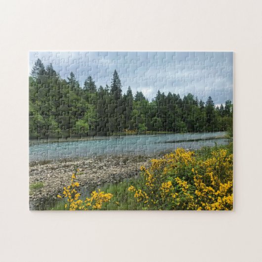 Willamette River, Elijah Bristow Staat Park, OR Puzzle (Horizontal)
