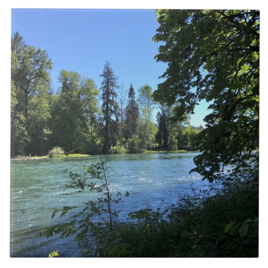 Willamette River Fliese (Vorderseite)