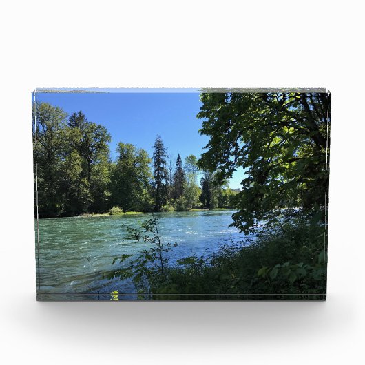 Willamette River Fotoblock (Vorderseite)