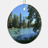 Willamette River Keramik Ornament (Links)