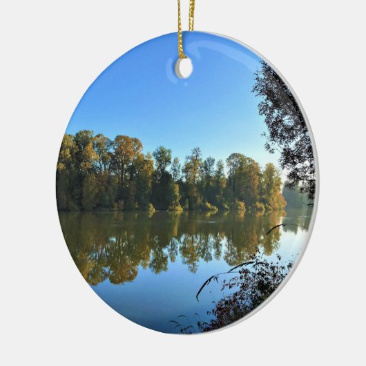 Willamette River Keramik Ornament (Links)