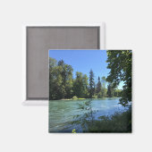Willamette River, Oregon Magnet (Vorderseite/Rückseite)