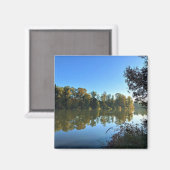 Willamette River, Oregon Magnet (Vorderseite/Rückseite)