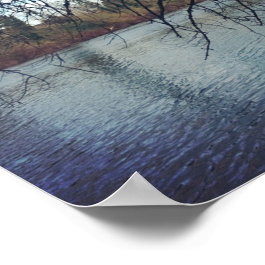 Willamette River Poster (Ecke)