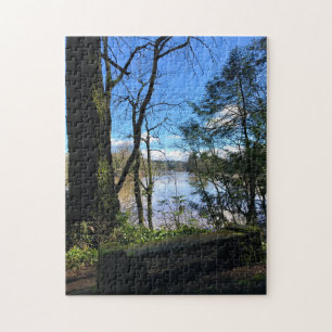 Willamette River von Champoeg Staat Park, OR Puzzle