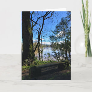 Willamette River von Champoeg Staat Park, Oregon Karte