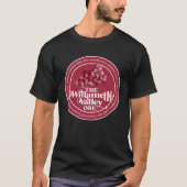 Willamette Valle Pinot Noir Weinkultur und Erde T-Shirt (Vorderseite)