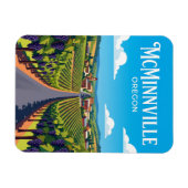 Willamette Valley Weg USA Magnet (Horizontal)
