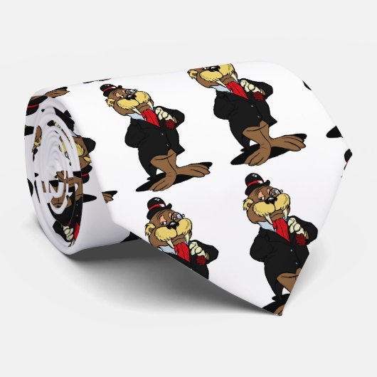 Willard E. Walrus | Krawatte des klassischen Carto (Gerollt)