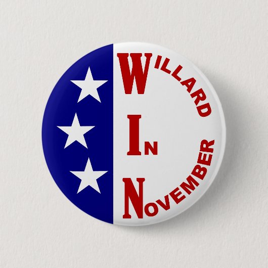 Willard im November mit Sternen Button (Vorderseite)