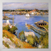 Willard Metcalf, Gloucester Hafen Sonne, Poster (Vorne)