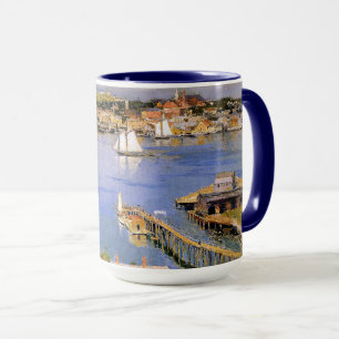 Willard Metcalf, Gloucester Hafen Sonne, Tasse