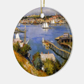 Willard Metcalf Gloucester Harbour Keramikornament (Links)