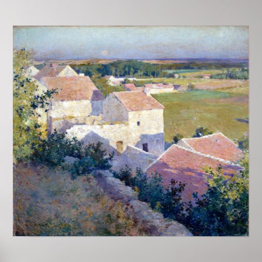 Willard Metcalf Mitsommer Twilight Poster (Vorne)