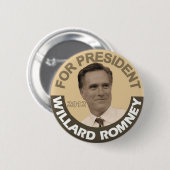 Willard Romney 2012 Button (Vorne & Hinten)