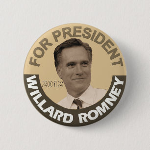 Willard Romney 2012 Button