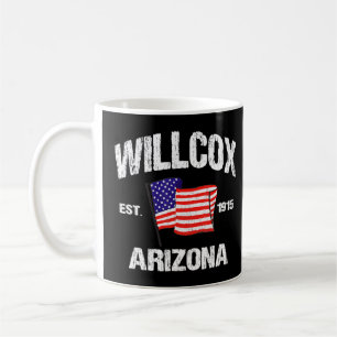 Willcox Arizona Az Usa Stars Vintage Stilrichtunge Kaffeetasse