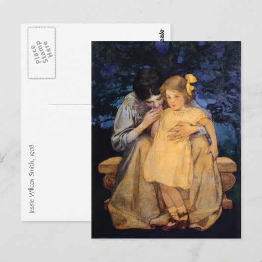 Willcox's "Mutter und Kind" Postkarte (Vorne/Hinten)