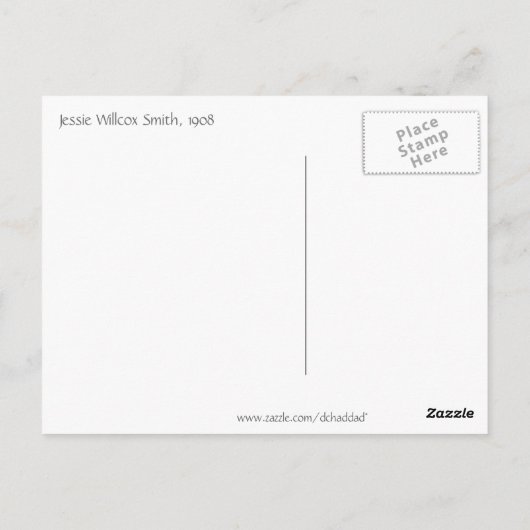 Willcox's "Mutter und Kind" Postkarte (Rückseite)