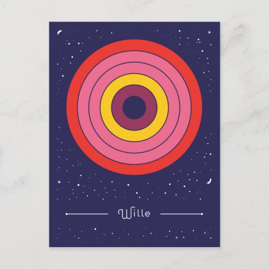 Wille Postkarte (Vorderseite)