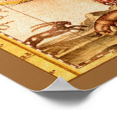 Willem Blaeu Old Rhineland Germanic Map Series Poster (Ecke)