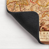 Willem Janszoon Blaeu Alte deutsche Karte Sammlung Mousepad (Ecke)