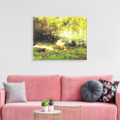 Willem Maris - Duck heaven Leinwanddruck (Insitu (Wohnzimmer))