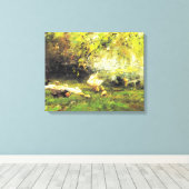 Willem Maris - Duck heaven Leinwanddruck (Insitu (Holzboden))