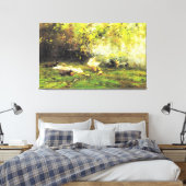 Willem Maris - Duck heaven Leinwanddruck (Insitu (Schlafzimmer))